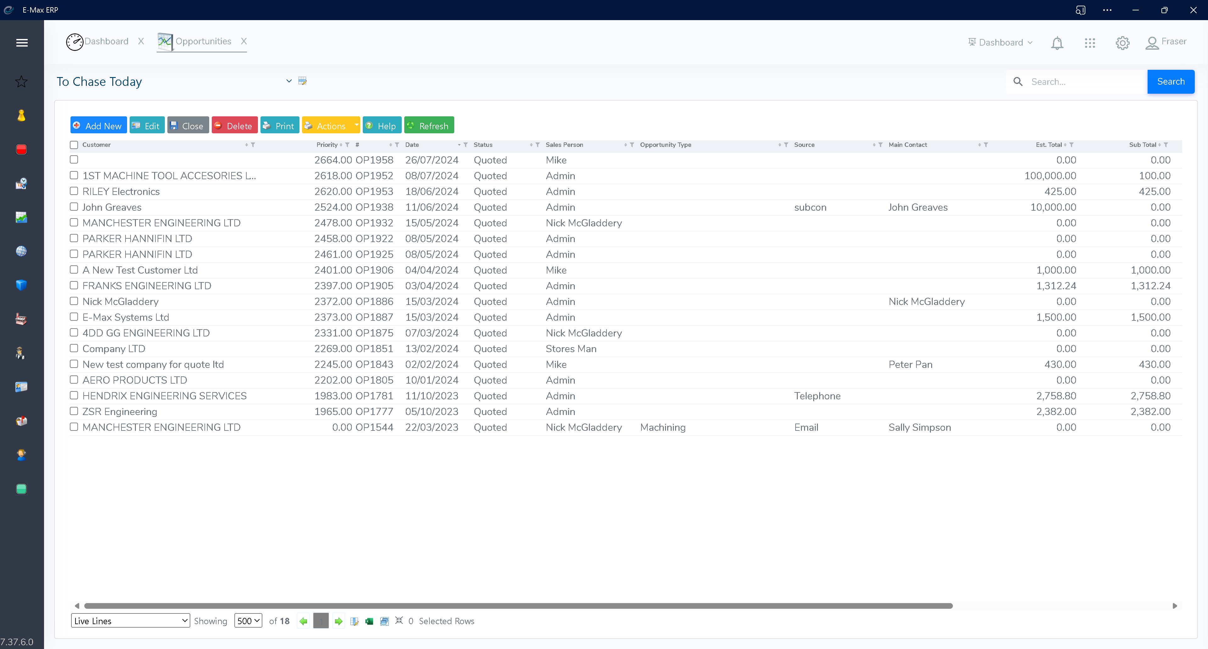 Comprehensive CRM
