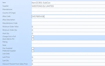 Apply Multiple Part Numbers