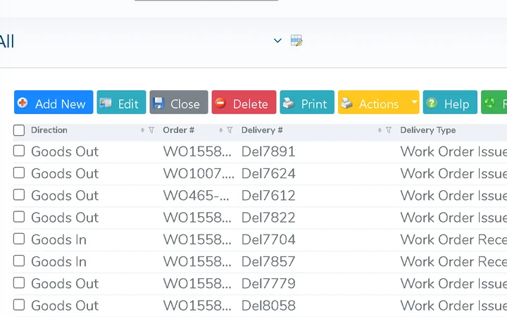 Inventory Tracking