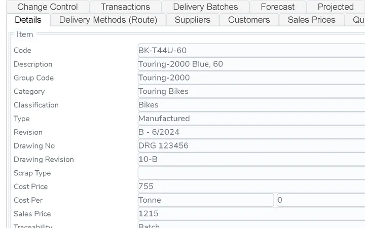 Item Revisions and Version Control