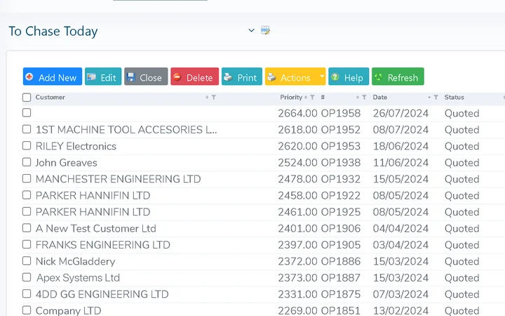 Comprehensive CRM