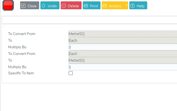 Multiple Unit of Measure (UOM) & Conversions